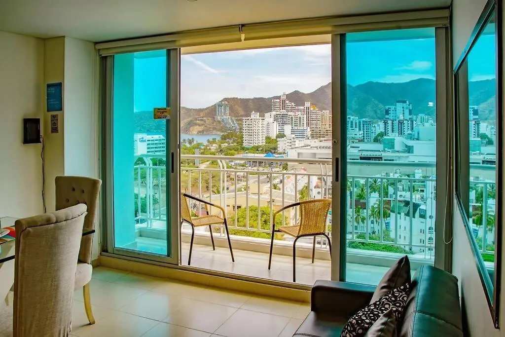 Apartamento Con Vista Al Mar Rodadero Santa Marta